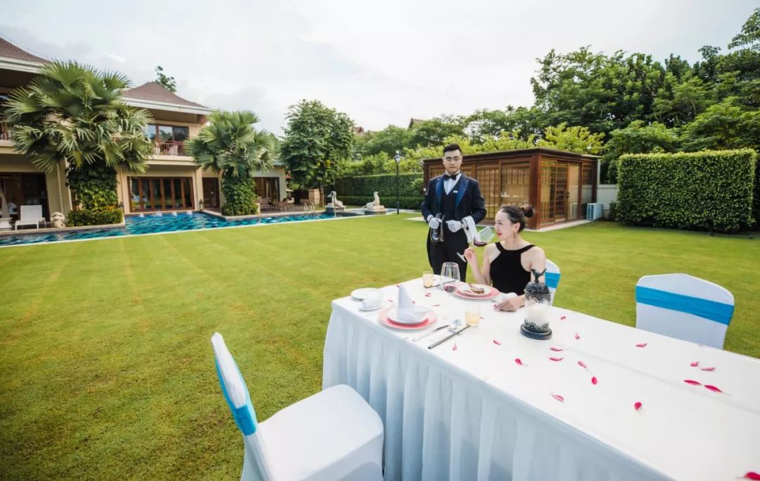 三亚豪华无边泳池别墅,三亚温泉度假