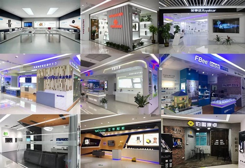 天津经济技术开发区领导一行参观华强智能家居国际交易中心