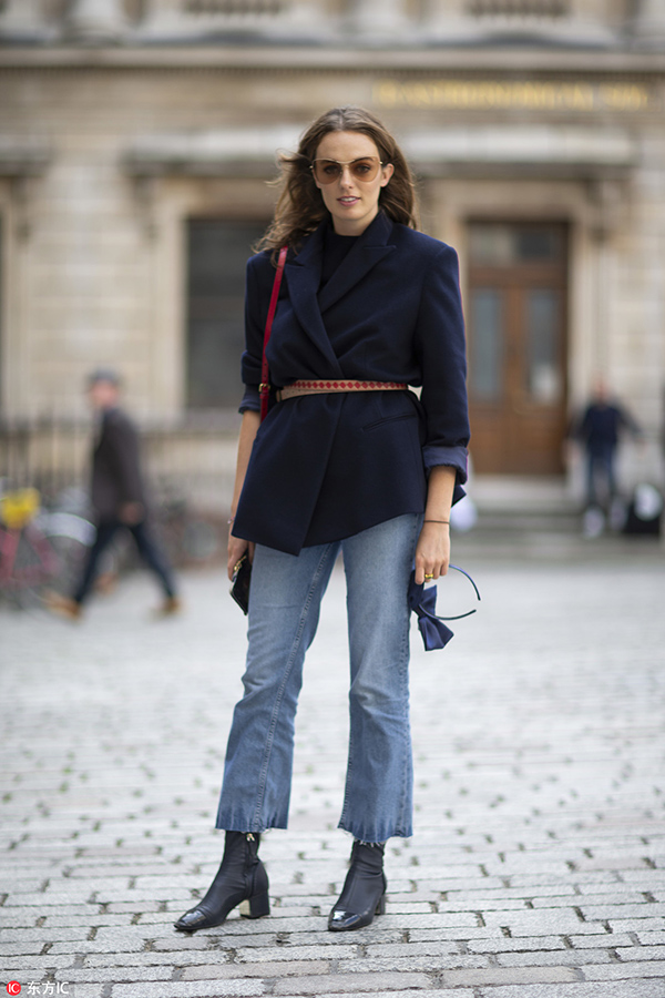 小腿粗壮穿英伦风袜靴好看嘛,最显腿细的袜靴