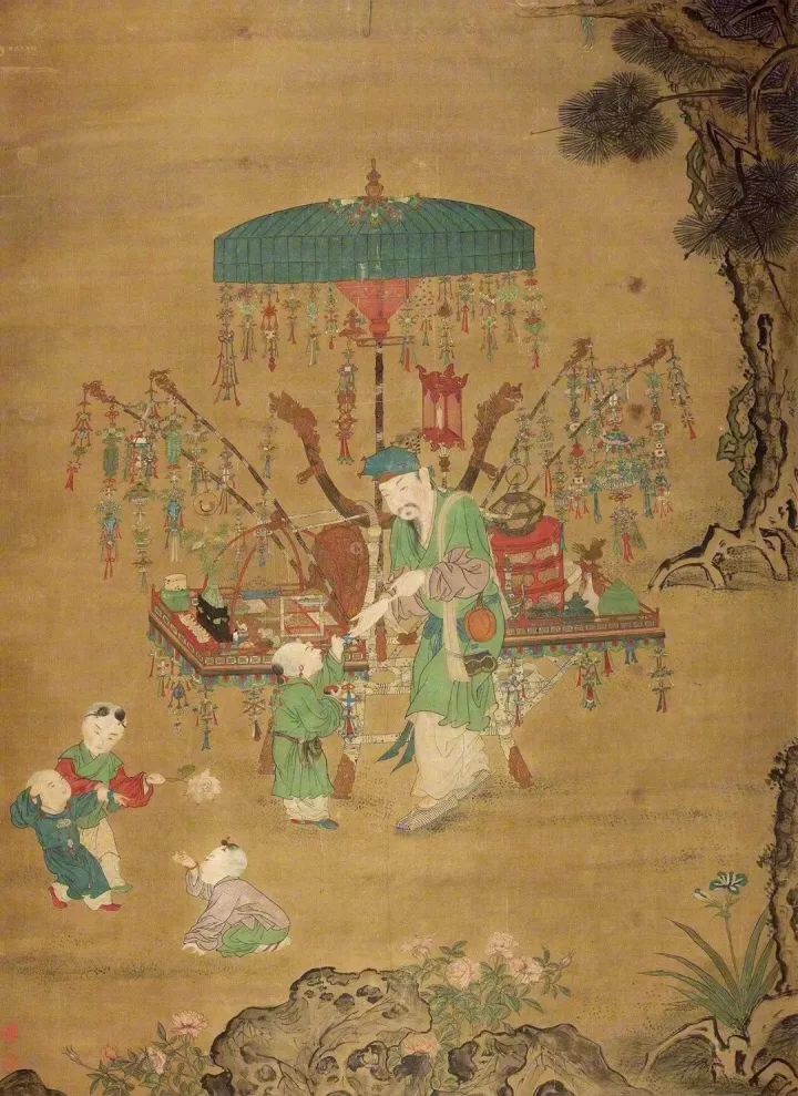 货郎图里看古人购物,双十一货郎图里看古人购物