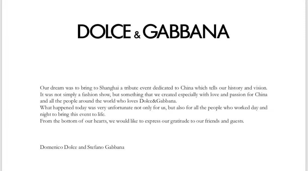 dolcegabbana新消息,dolcegabbana中国