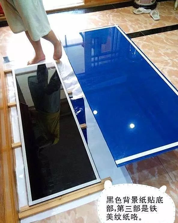 最简单的方法自制鱼缸背景,小型鱼缸制作全过程