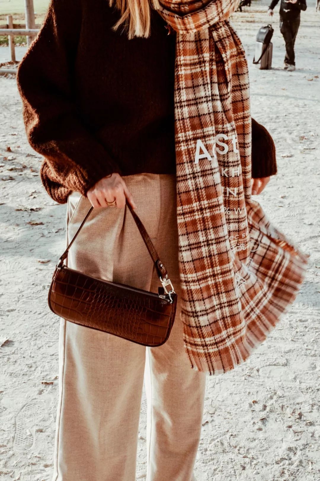 各种简单又好看的围巾,可爱百搭很时髦长款围巾