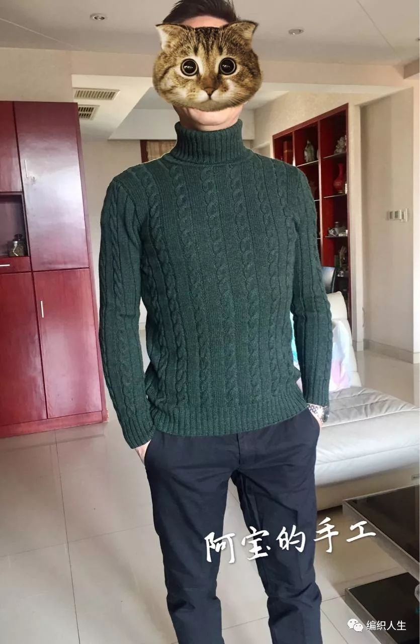 独一无二简单又好看的棒针毛衣,成人毛衣麻花花样