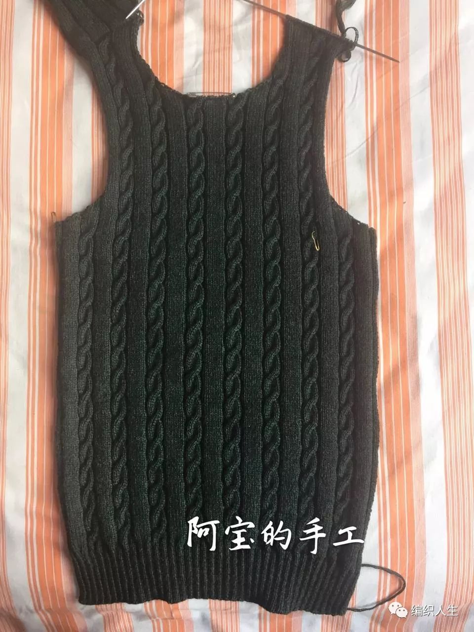 独一无二简单又好看的棒针毛衣,成人毛衣麻花花样