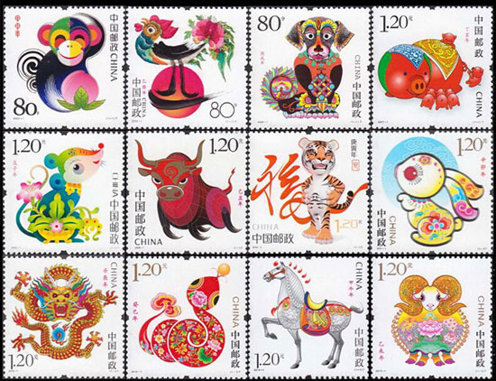 邮储银行己亥猪年生肖纪念邮票,己亥猪年邮票图案