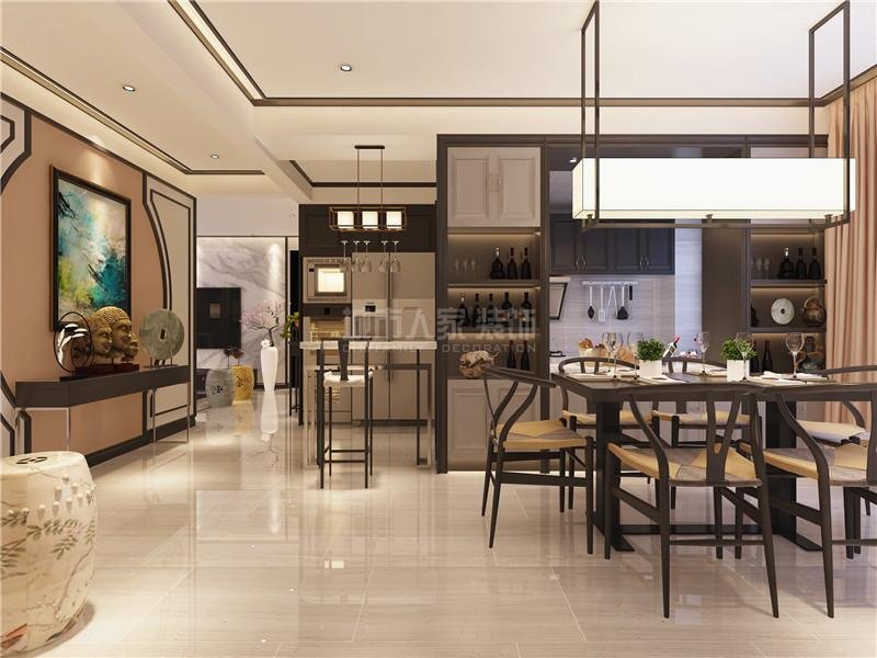 仅仅花了6万元，就把149.89平米的四居室装修的美轮美奂！-金辉悦府装修