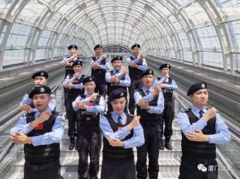 追梦赤子心厦门民警合唱团慢动作,厦门青年警察合唱团