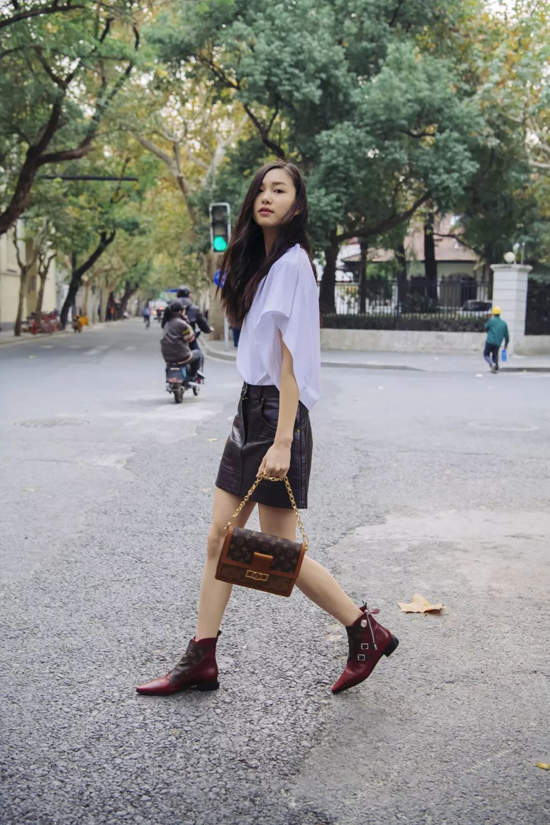 当LV遇上南宁校服,lv街拍tommy