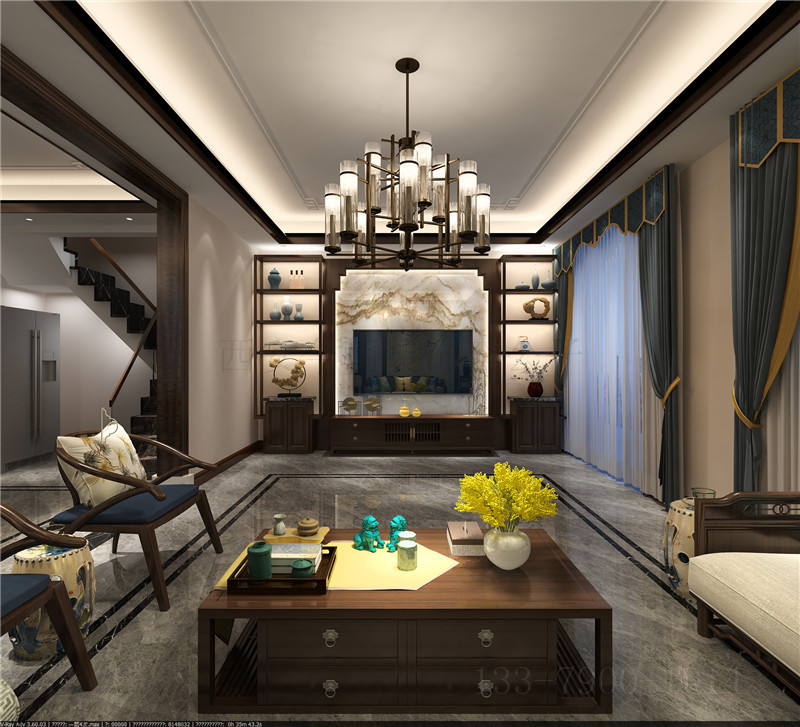 160平方房子纯中式装修风格,140平米小户型中式装修效果图