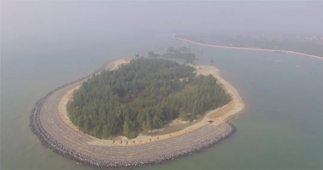 防城港山心沙岛和山新沙滩,广西防城港山心沙