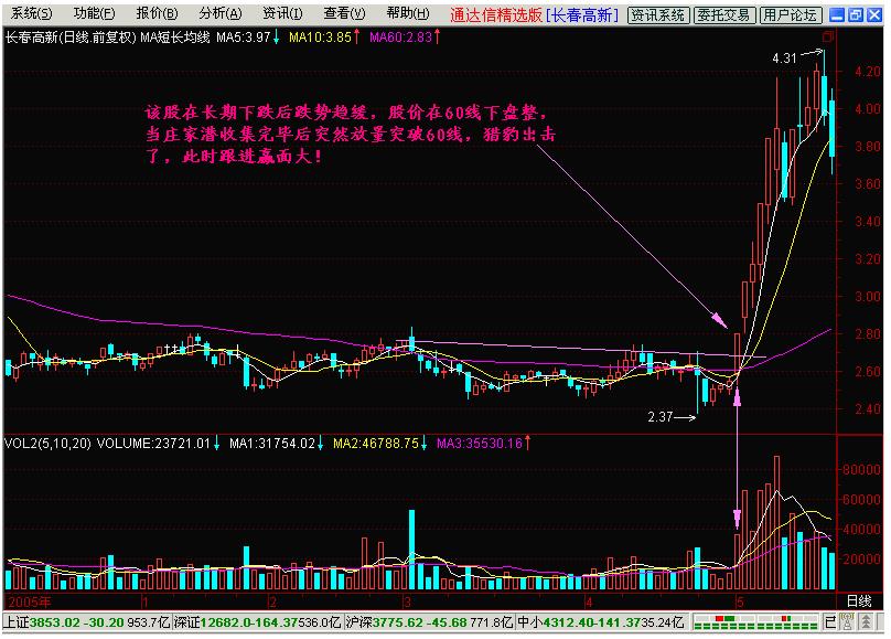 猎豹出击选股公式,猎豹出击指标公式源码