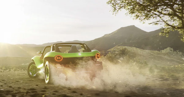 大众小众沙滩车,大众idbuggy沙滩概念车