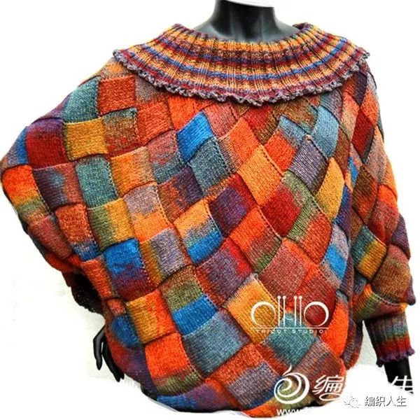 纯色方块花样教程大全,简单大方格子花型教程