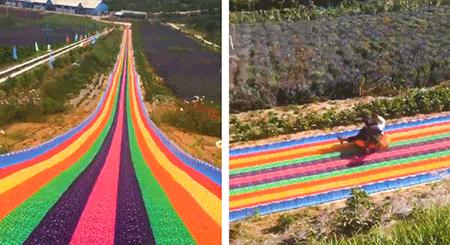 网红滑梯景点,八大处公园网红滑梯