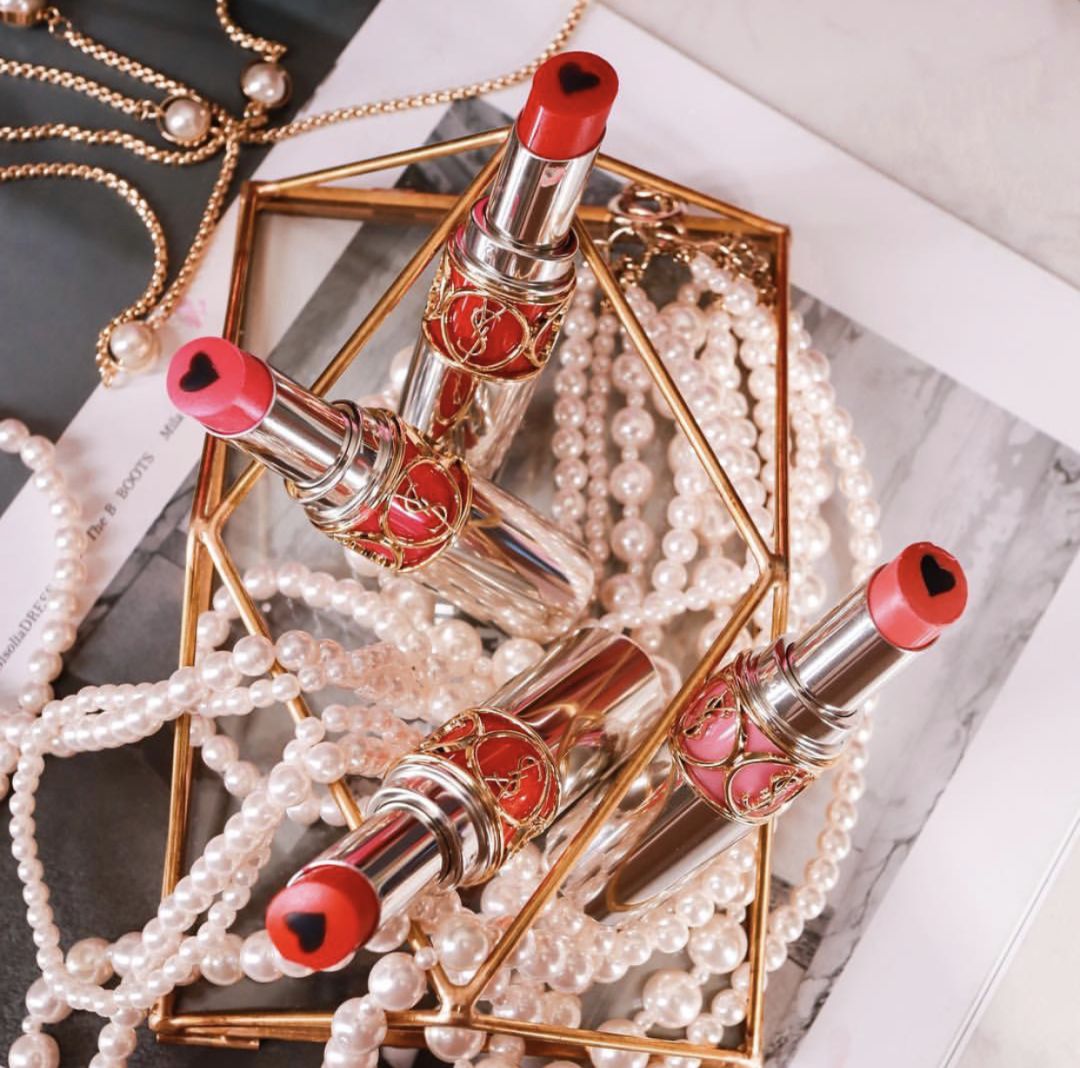 让女生怦然心动的口红,网红少女心爆款口红粉色系正方形