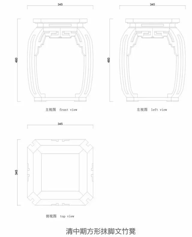 中国古典家具纹样,古典家具设计图纸