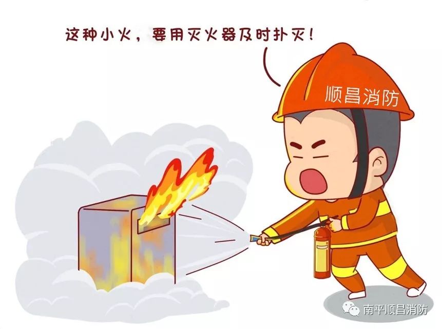 火灾逃生漫画,火灾逃生漫画简单的