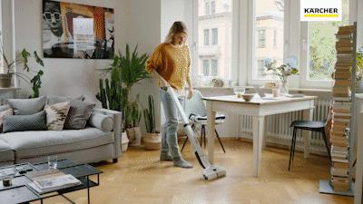 德国凯驰自动洗地机,卡赫无线自清洁电动拖把