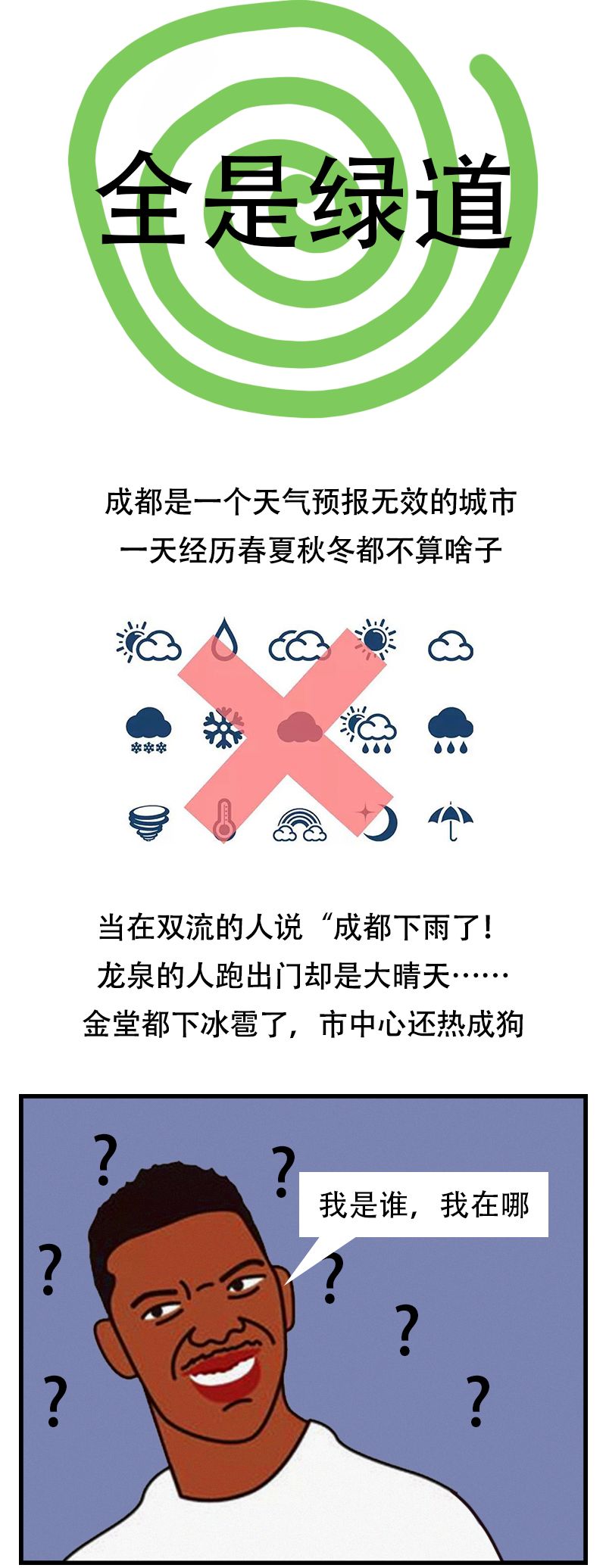 天哪！成都简直太太太太太太大了！