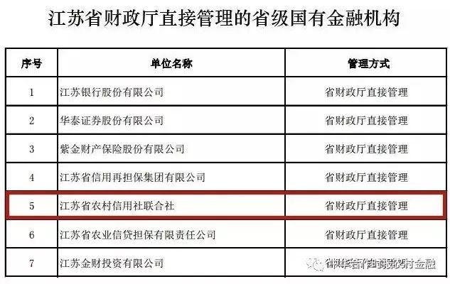 江苏省联社归入财政厅,江苏省联社规划