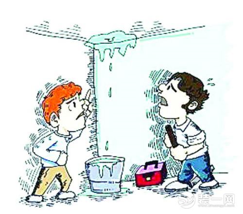 房屋墙壁渗水,墙壁渗水怎么找到渗水点