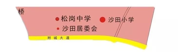 2023年清城区初中学区划分,2024年清城区东城街道学区分布图