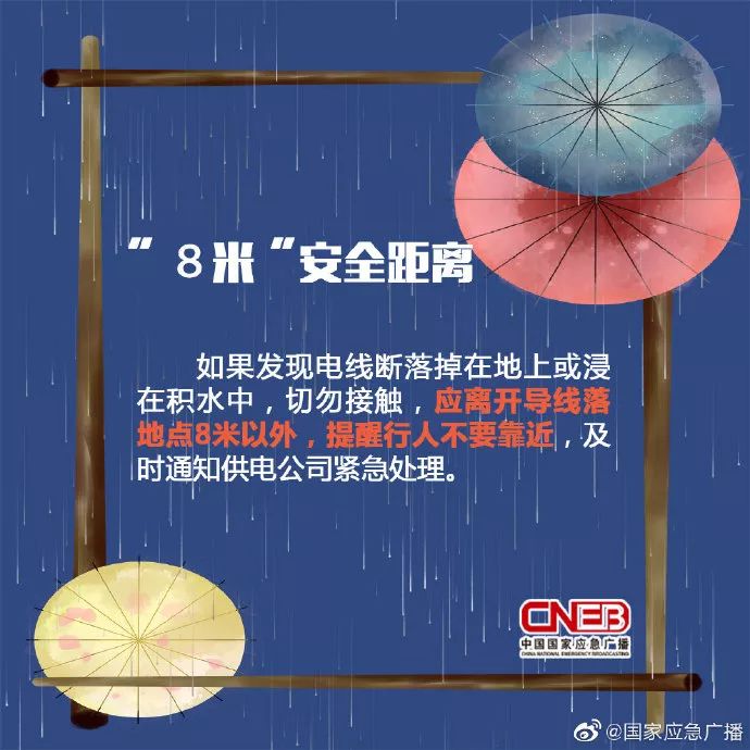 @所有黄冈人，今天夜间，将有强降雨携带雷电大风来袭，请广大市民注意安全！内附安全防御小方法