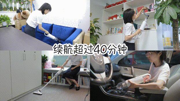 无绳便携式吸尘器,不用充电的家用小型吸尘器