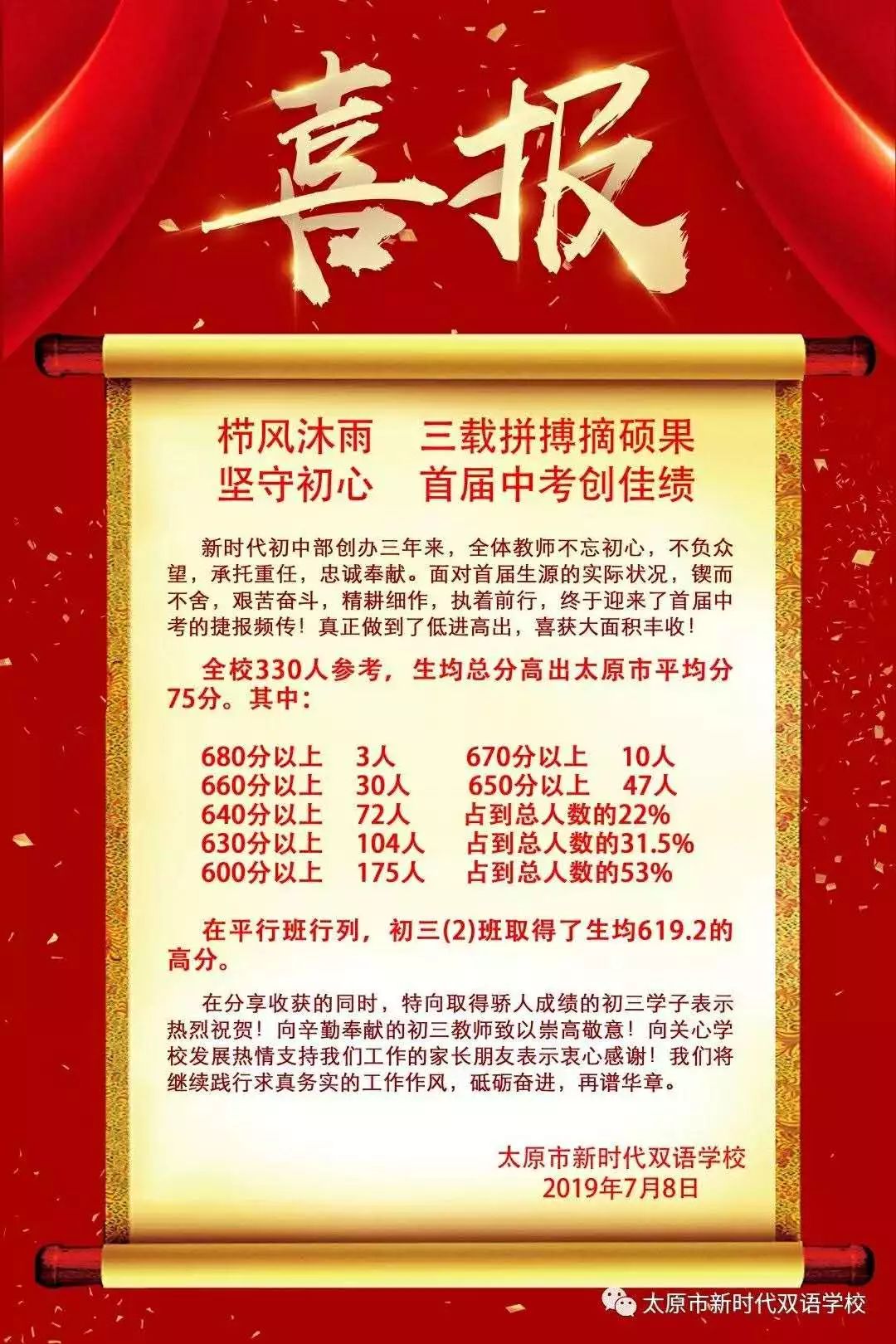 沦陷于“喜报”中的学校……