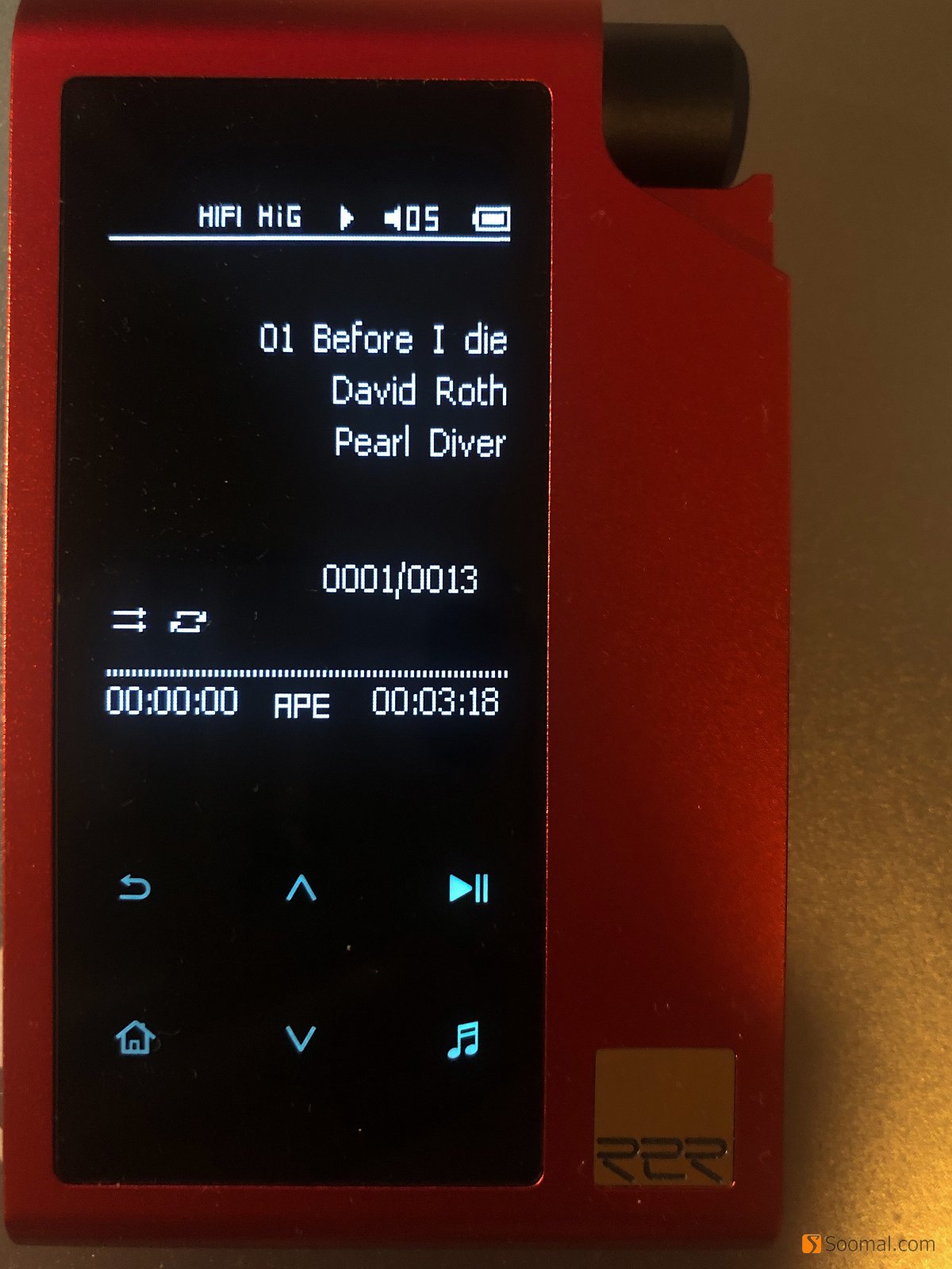 HIFIMANR2R2000「红衣太子」便携式数字音频*放播**器测评报告「第一集」主要功能与耳机部分测评「Soomal」