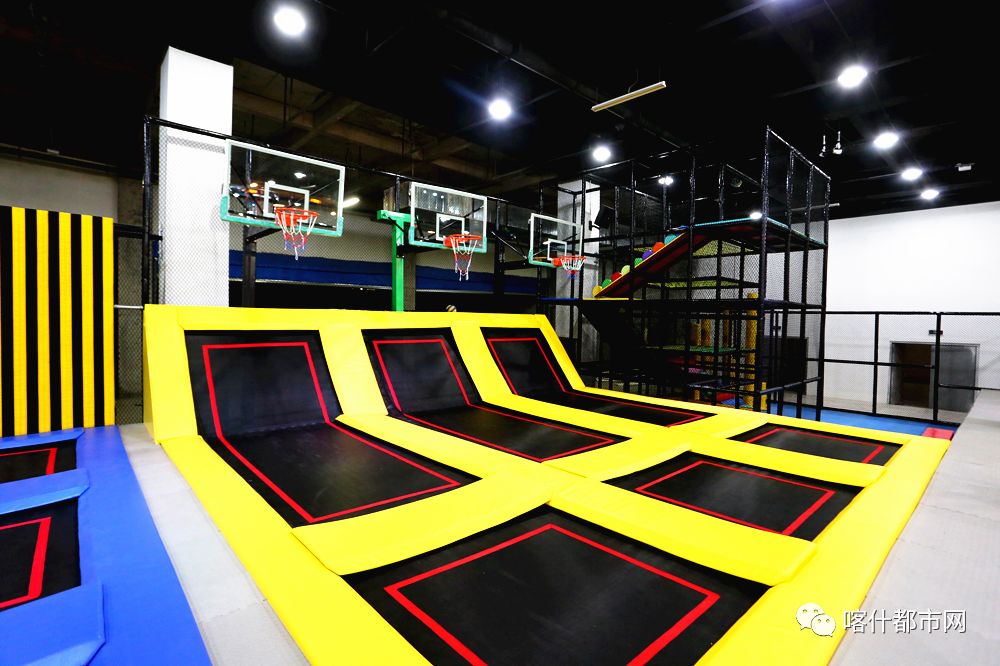 喀什蹦床乐园推荐,喀什鑫锐锋蹦床主题公园