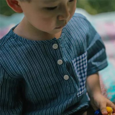 夏季改良中国风童装,改良版中式童装