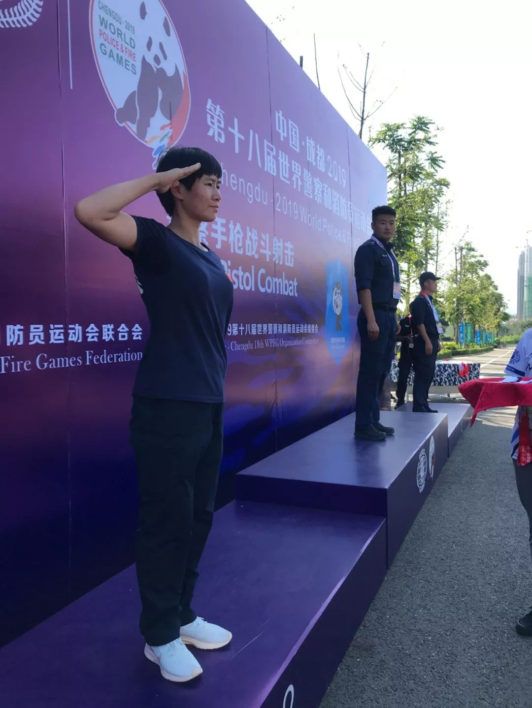 国际体育赛事传来捷报,广州特警国际赛场