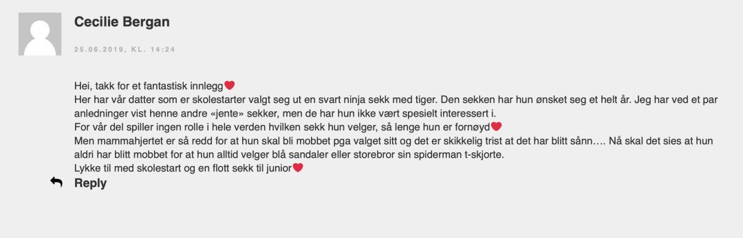 我是男孩,我喜欢紫色书包!一位挪威妈妈的刷屏日记