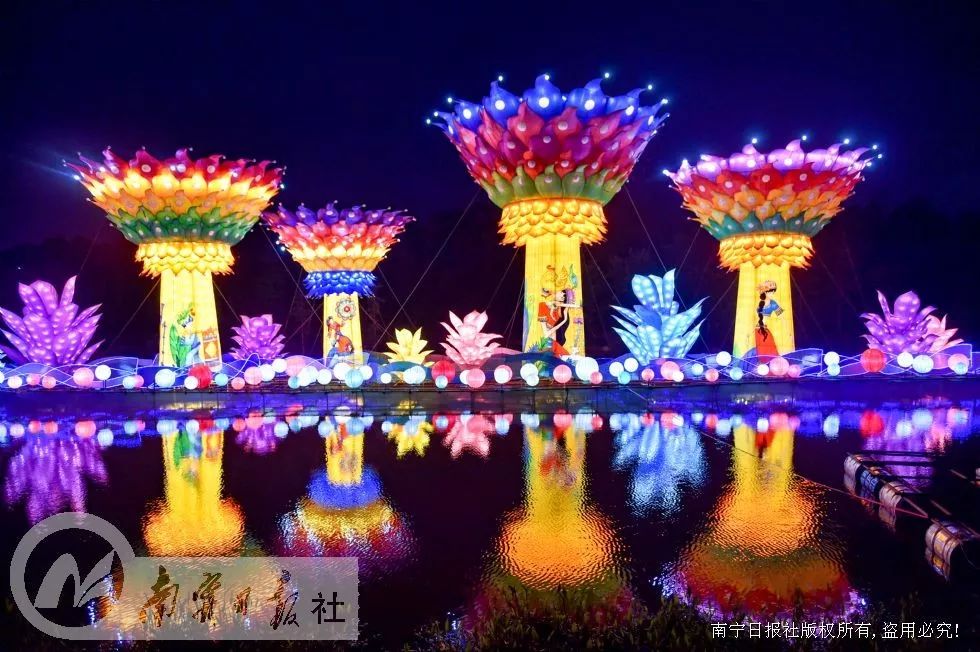 约不约?9月6日,我在青秀山等你一起看花灯