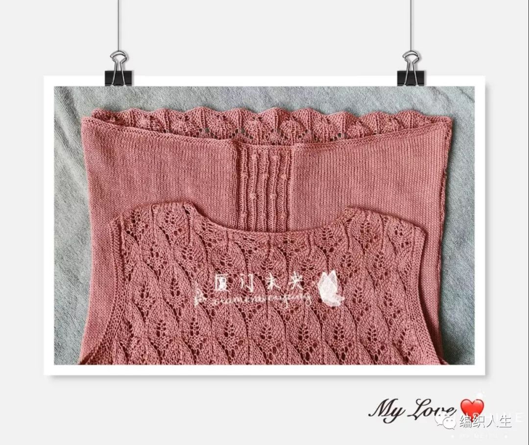 女士棒针背心外穿款式,v领针织棒针宽松背心女