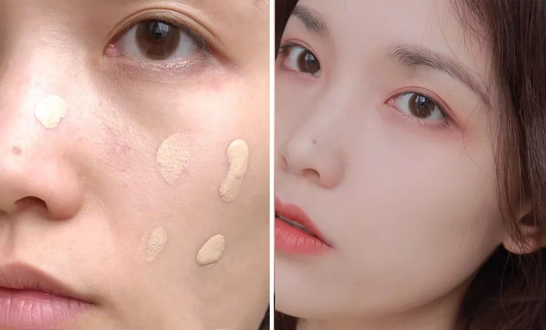 告别厚重卡粉干净底妆2步就行,拯救底妆斑驳卡粉