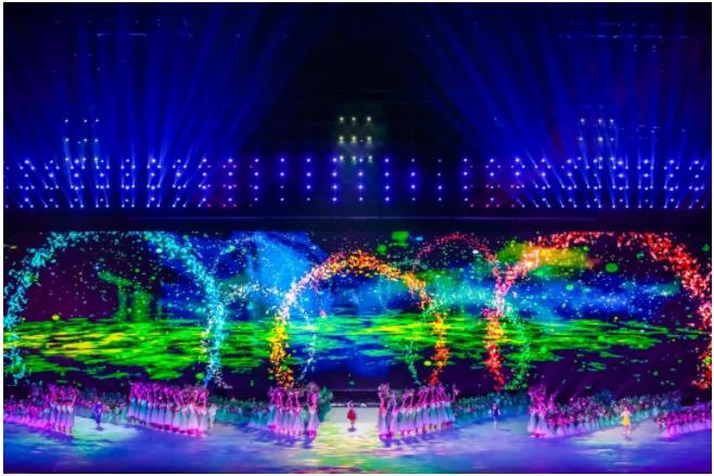 黄冈校运会开幕式入场表演,美爆了黄冈市五运会开幕式