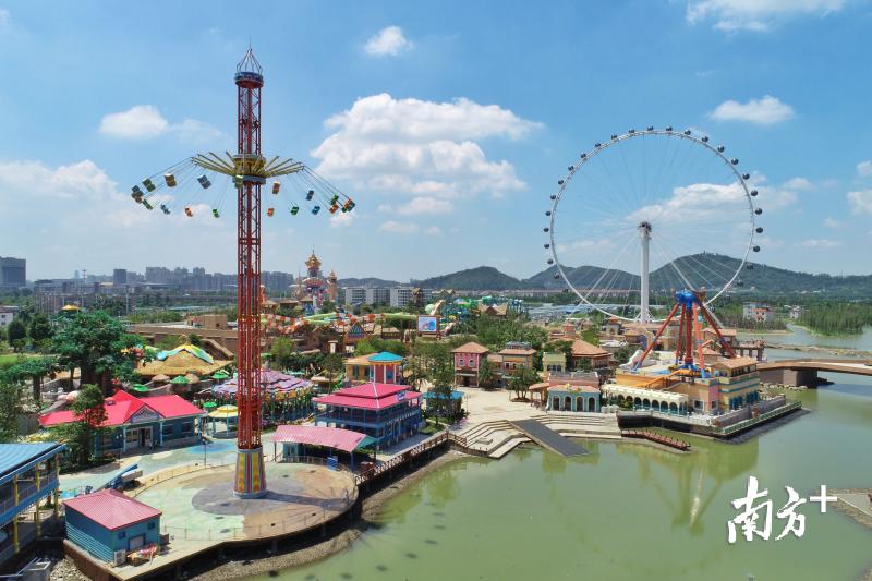 顺德华侨城欢乐海岸现场,顺德华侨城欢乐海岸plus航拍