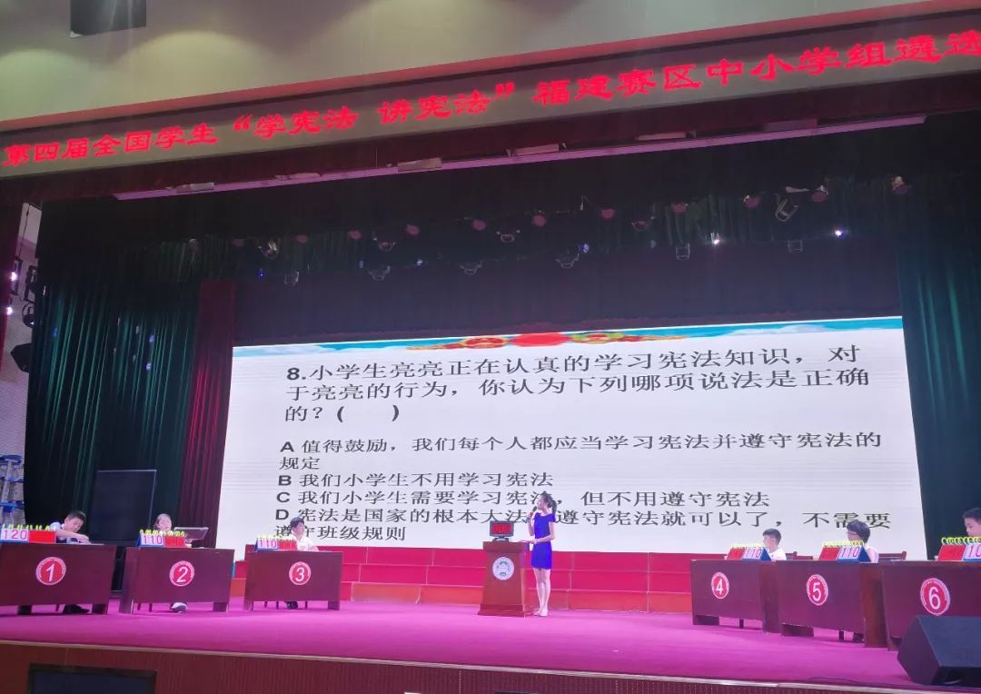 第四届全国学生“学宪法讲宪法”福建赛区遴选赛收官，共产生8金，福州队揽5金