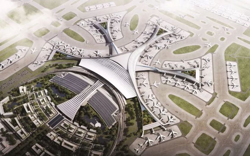 北京大兴国际机场开工建设的视频,北京大兴国际机场投运仪式