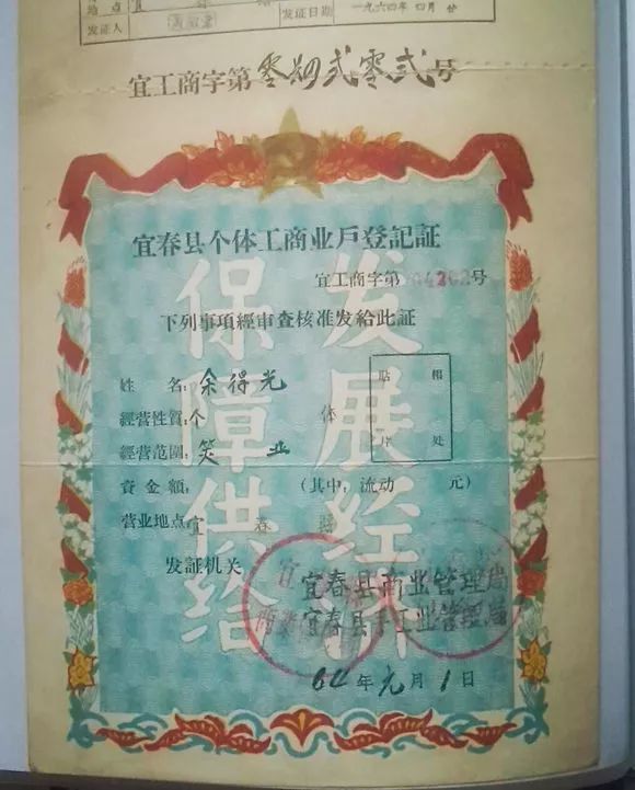 1949—2019，七十年营业执照发展史，致敬市场监管人