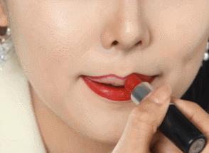 杨颖全唇妆,angelababy唇妆画一半