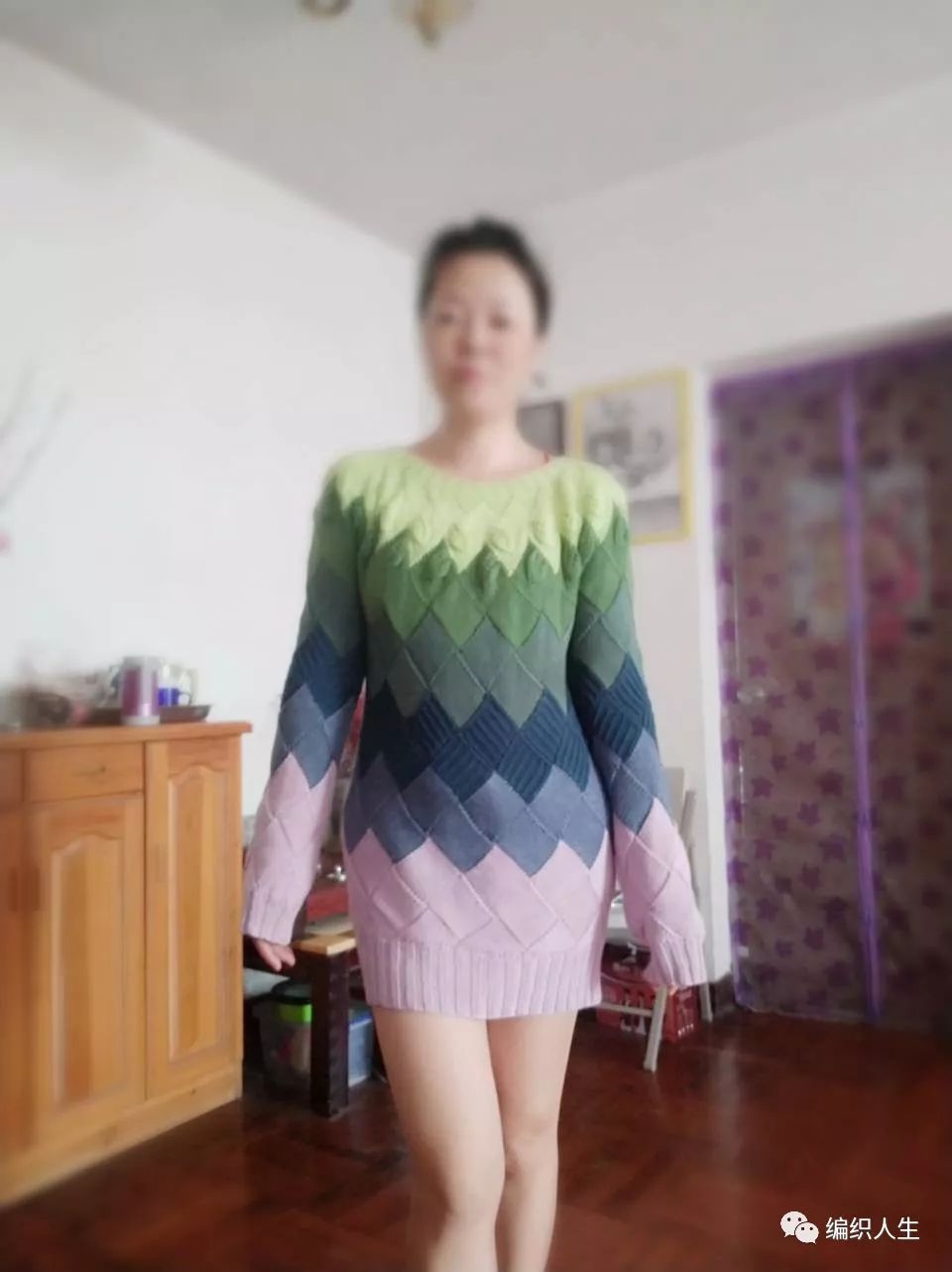 日本白桦正针毛衣编织视频,白桦裙子编织详细教程