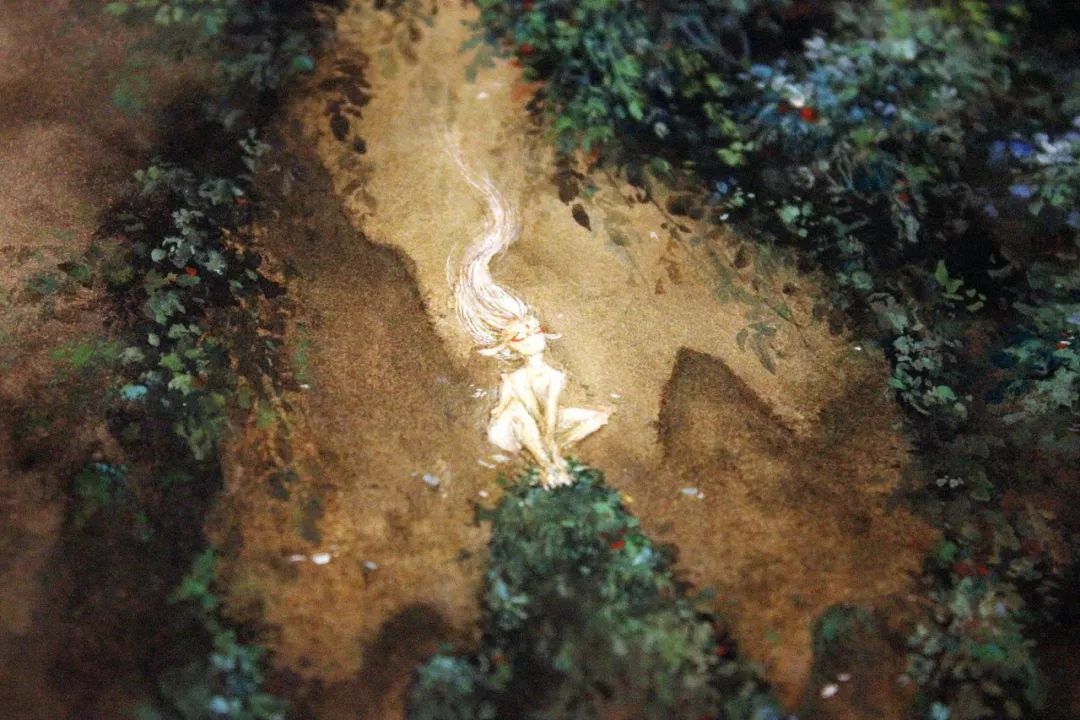 山海经异兽艺术画作,90后画家画山海经