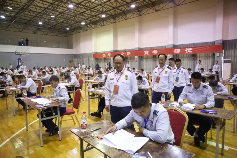 浙江消防救援总队政治部余昌带主任巡视指导2020年中国消防救援学院面向优秀消防员单独招生预考工作