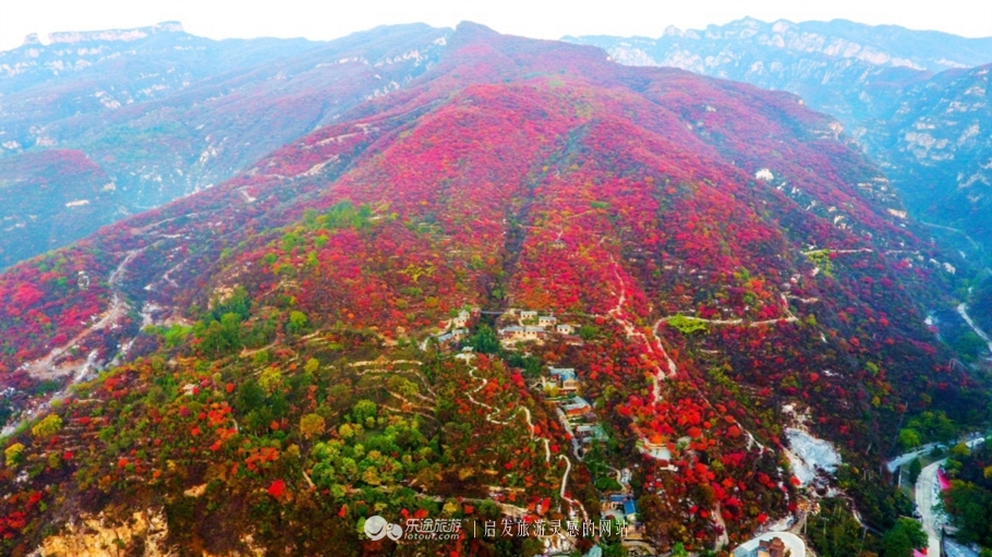 北京秋天赏红叶好去处房山坡峰岭,秋天赏红叶最佳去处
