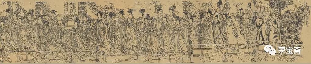 徐悲鸿八十七神仙卷题词,徐悲鸿八十七神仙卷失窃