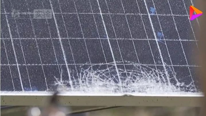 破损的光伏组件,光伏破损视频